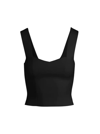 Shop A.l.c Women's Jordana Crop Top In Black