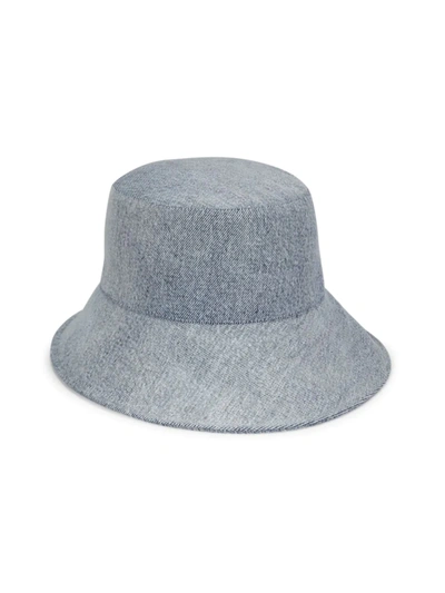 Shop Isabel Marant Women's Loiena Denim Bucket Hat In Light Blue