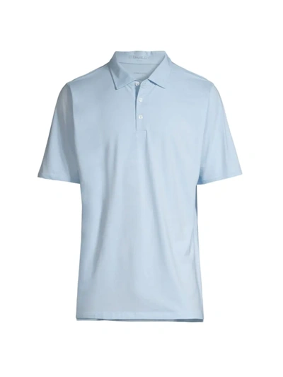 Shop B Draddy Men's Liam Solid Polo Shirt In Batik