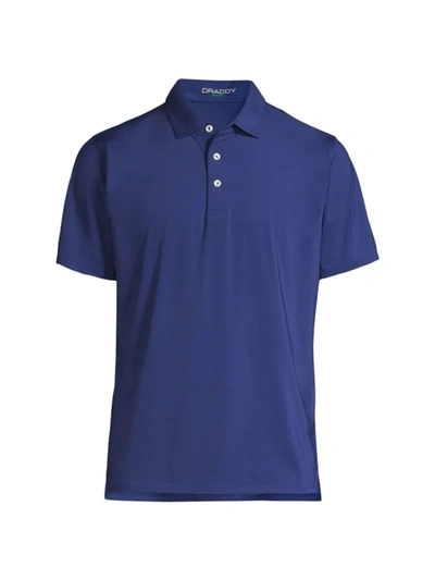 Shop B Draddy Men's Ryan Solid Sport Polo Shirt In Regal