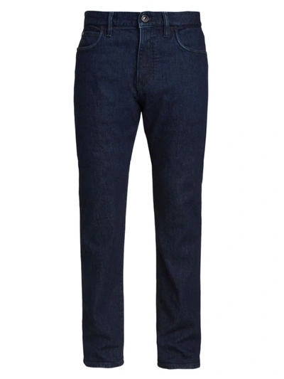Shop Loro Piana Men's Slim Stretch Five-pocket Jeans In Japanese Dark Blue