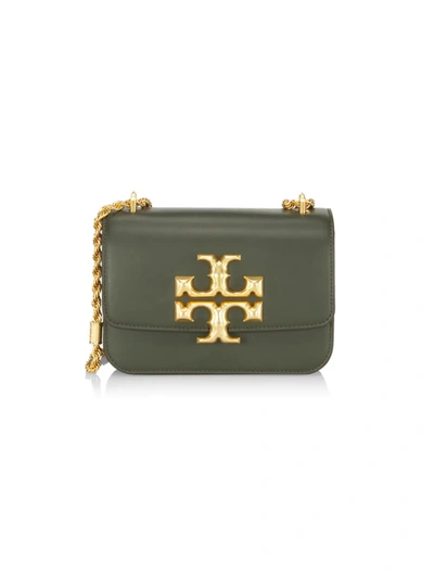Shop Tory Burch Women's Eleanor Small Leather Shoulder Bag In Dark Ivy