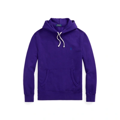 Shop Ralph Lauren The Rl Fleece Hoodie In Chalet Purple