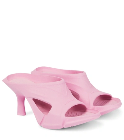 Shop Balenciaga Mold Sandals In Candy Pink