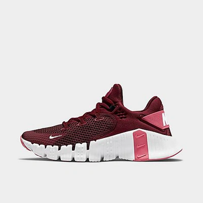 Shop Nike Women's Free Metcon 4 Training Shoes In Dark Beetroot/white/archaeo Pink/black/light Soft Pink