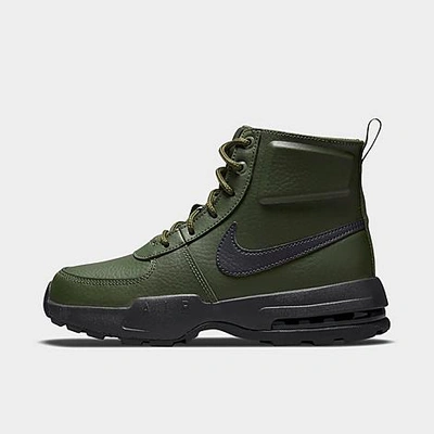 Shop Nike Big Kids' Air Max Goaterra 2.0 All-weather Casual Boots In Cargo Khaki/dark Smoke Grey