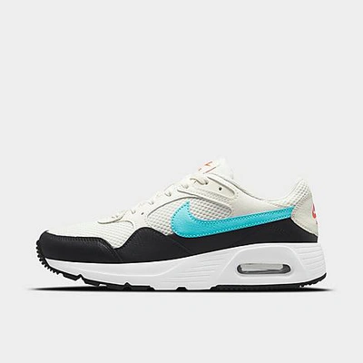 Shop Nike Women's Air Max Sc Casual Shoes In Sail/black/white/turquoise Blue