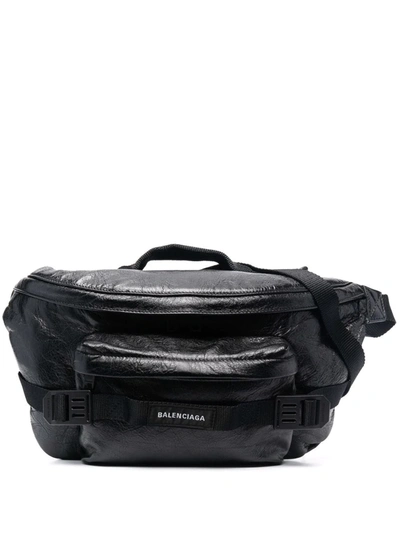Balenciaga Black Large Army Belt Bag | ModeSens