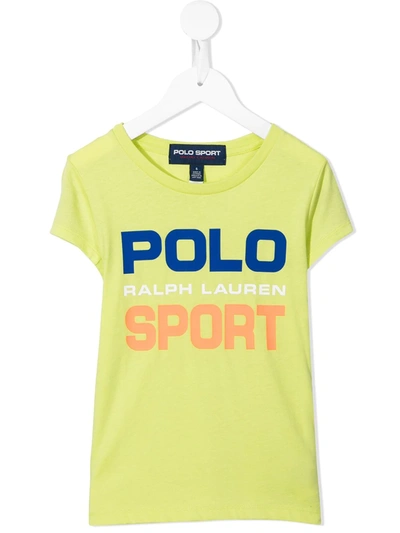 Shop Ralph Lauren Polo Sport Cotton T-shirt In Green