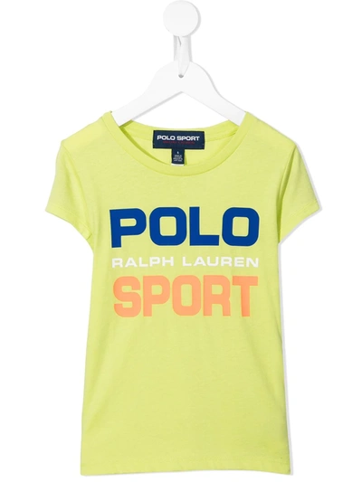Polo Ralph Lauren Logo-print Short-sleeved T-shirt In Green