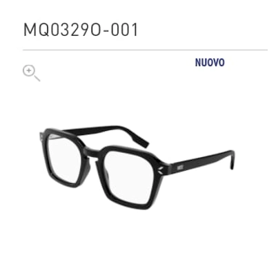 Shop Alexander Mcqueen Mq0329o Black Glasses
