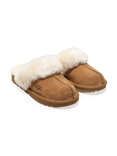 Shop Ugg Cozy Ii Slippers In Brown