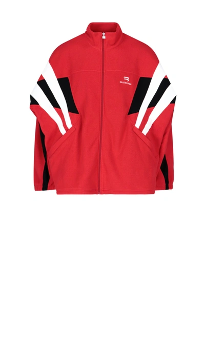 Shop Balenciaga Jacket In Red