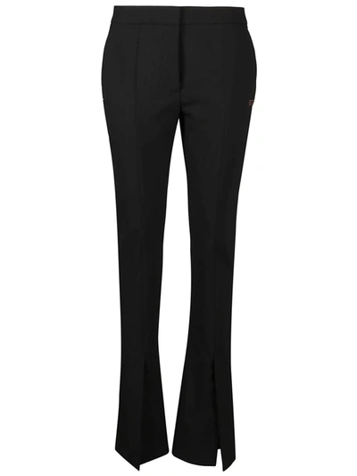 Shop Off-white Light Wool Tailored Pant In Black