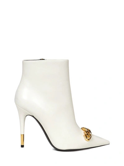 Shop Tom Ford Iconic Chain Boots In White