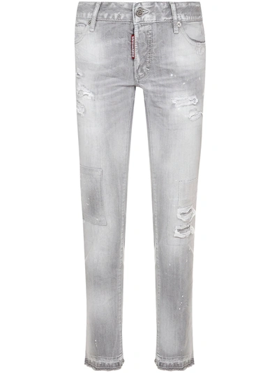 Dsquared2 Jennifer Jeans In Grey | ModeSens