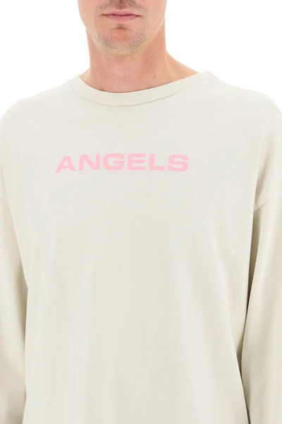 Shop Liberal Youth Ministry Angels Long-sleeve T-shirt In Beige