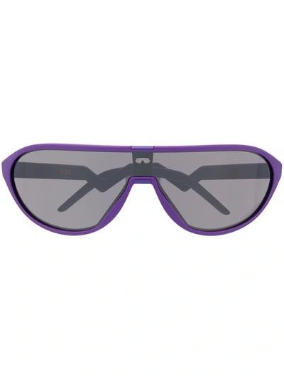 Shop Oakley Pilot-frame Sunglasses In Purple