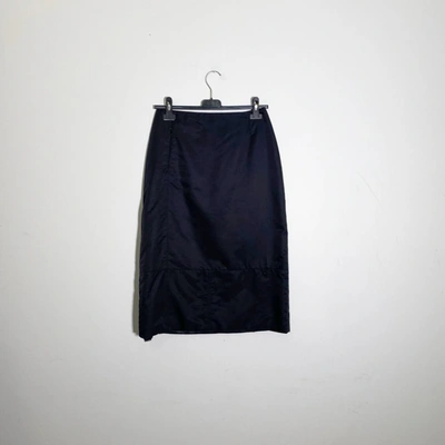 Pre-owned Fendi Maxi Skirt In Black