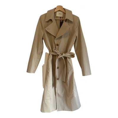 Pre-owned Dmn Trench Coat In Beige