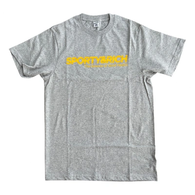 Pre-owned Sporty And Rich T-shirt In Grey