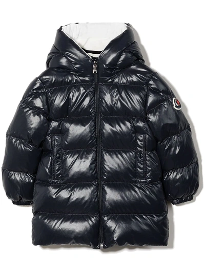 Shop Moncler Cansu Hooded Puffer Jacket In Black