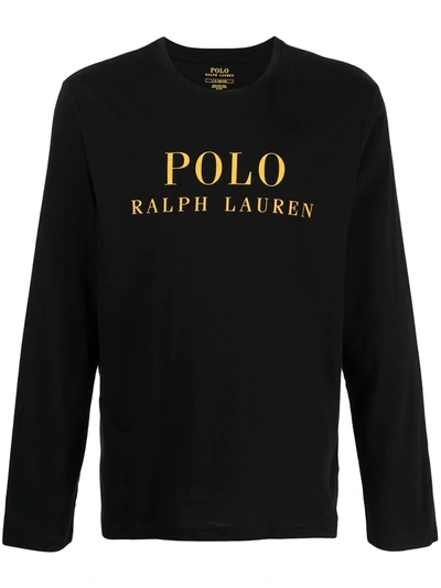 Polo Ralph Lauren Tartan Check Print Pyjama Set In Black