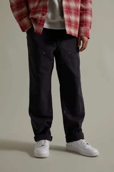 Shop Dickies Duck Canvas Double Knee Pant In Black At Urban Outfitters