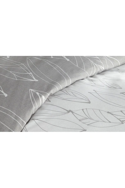 Southshore Fine Linens Luxury Premium Oversized Comforter Sets In Modern Foliage Grey