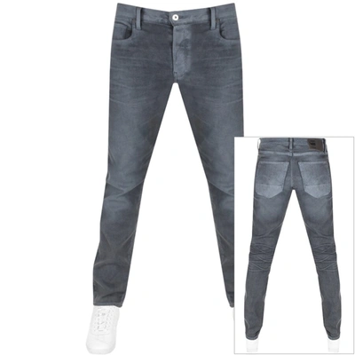 Shop G-star G Star Raw 3301 Slim Fit Jeans Mid Wash Grey