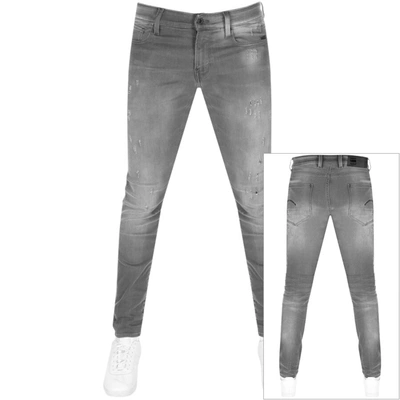 Shop G-star G Star Raw Revend Jeans Light Wash Grey
