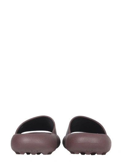 Shop Ambush Rubber Slide Sandals In Brown