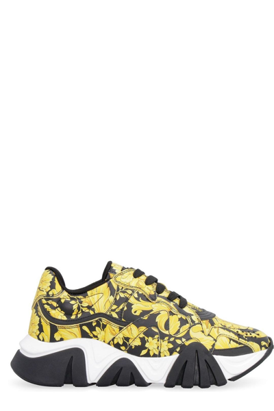 Shop Versace Squalo Lace-up Sneakers