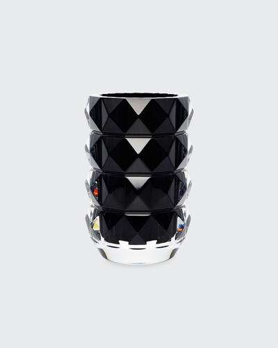 Shop Baccarat Louxor Black Crystal Vase