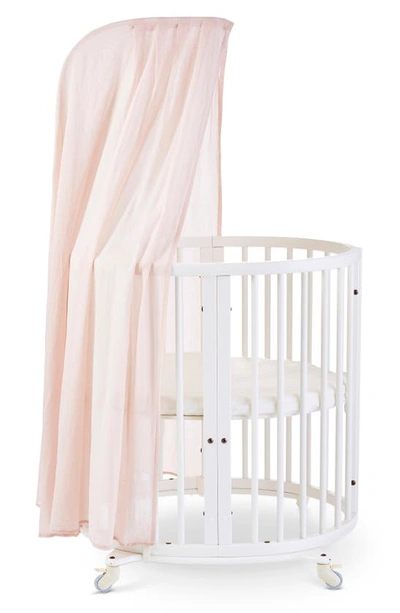 Shop Stokke Organic Cotton Canopy For Sleepi Cribs In Blush