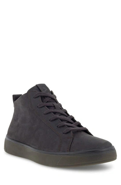 Shop Ecco Street Tray Gore-tex® Waterproof Sneaker In Licorice