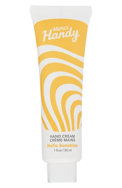 Shop Merci Handy Hello Sunshine Hand Cream In Yellow