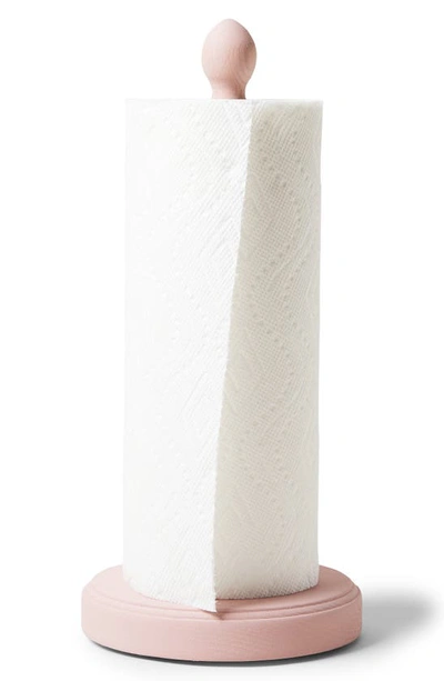 Shop Farmhouse Pottery Essex Paper Towel Holder In Blush
