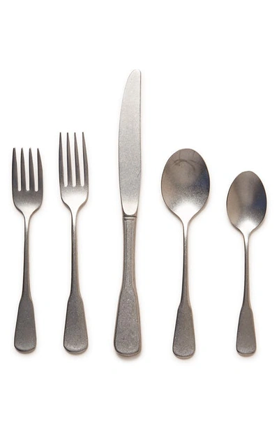 Shop Farmhouse Pottery Shelburne 5-piece Flatware Place Setting In Silver