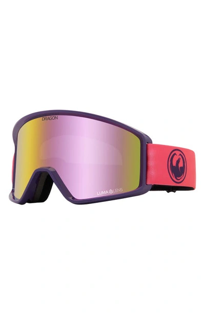 Shop Dragon Dxt Otg 59mm Snow Goggles In Fade Pink Lite Pink Ion