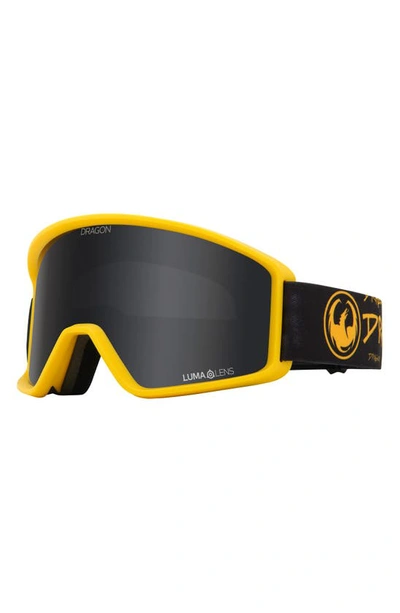 Shop Dragon Dxt Otg 59mm Snow Goggles In Orange Block Dark Smoke