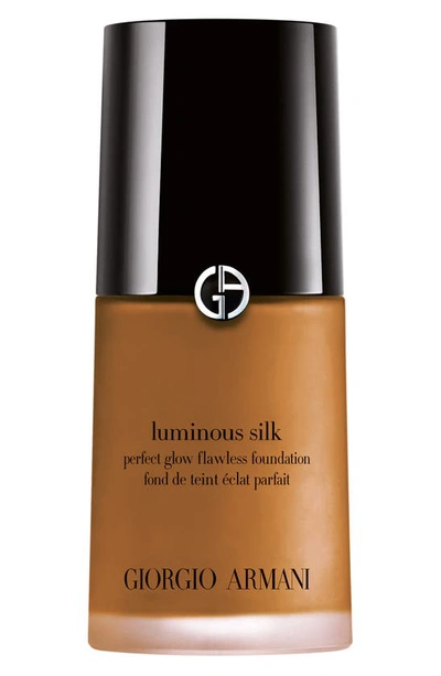 Shop Giorgio Armani Luminous Silk Perfect Glow Flawless Oil-free Foundation, 1 oz In 13.25 - Very Deep/golden