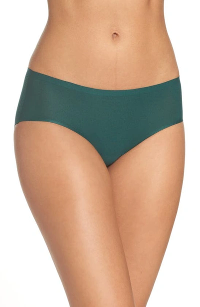 Shop Chantelle Lingerie Soft Stretch Seamless Hipster Panties In Sequoia Green