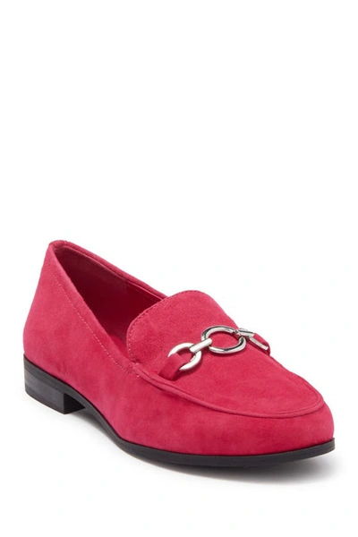 Shop Bandolino Lehain Bit Loafer In Fuxia Suede - Mpisu