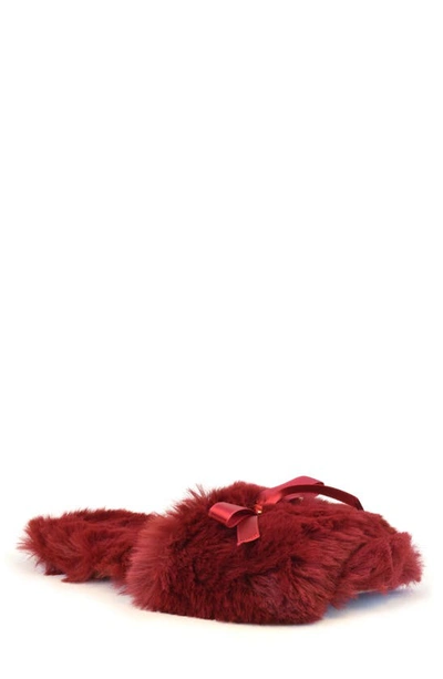 Shop Valentina Rangoni Bazar Slipper In Ruby Veg Feltre