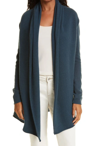 Shop Club Monaco Cristina Cashmere Cardigan In Blue