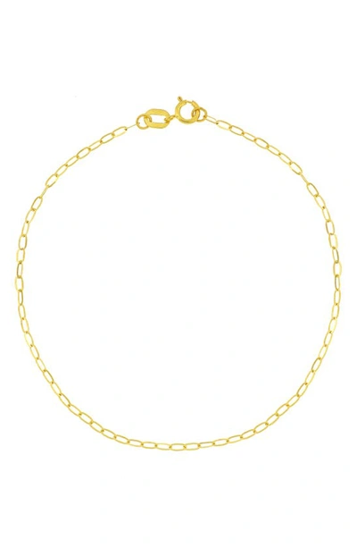 Shop Bony Levy 14k Gold Oval Link Bracelet In 14k Yellow Gold