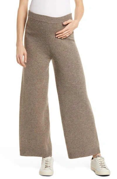 Shop Emilia George Ines Sweater Pants In Camel