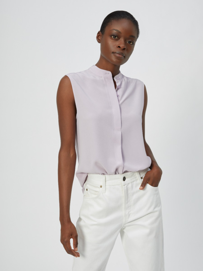 Shop Equipment Therese Silk Top In Lavender