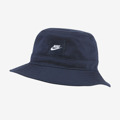 Shop Nike Sportswear Bucket Hat In Obsidian
